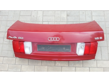 Крышка багажника Audi A-80 B3 в сборе с фонарями+замок+бленда под гос.номер