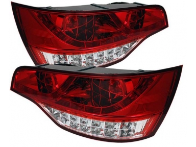 Задние фонари Ауди Q7 (Audi Q7 с 2006г), светодиодные, красные.