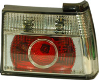 Комплект альтернативных задних фонарей (2 фонаря) lля VW Jetta. Хром. Прозрачная. 