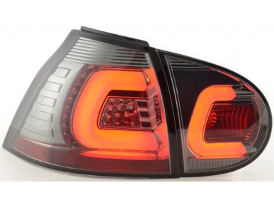 Задние фонари, тюнинг, Гольф 5 (VW Golf V), тонированные, светодиодные, V2-Style.