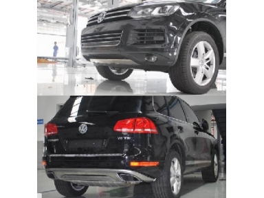 Комплект защиты бамперов из нержавеющей стали для Фольксваген Туарег VW Touareg NF 2011-