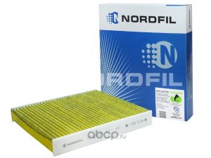 Фильтр салона Polo седан Fabia Roomster Rapid уголь 254х224х36 антибакт TWIN BIO